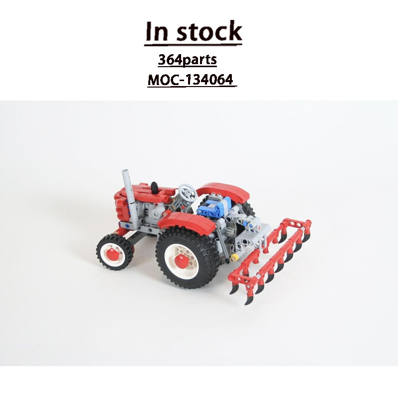Urban Farming And Urban Agriculture - MOC-134064 ฟาร์มในเมือง รถแทรกเตอร์ย้อนยุค ชุดตัวต่อ 364 ชิ้น
