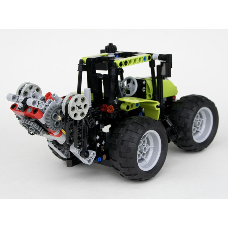 Urban Farming And Urban Agriculture - MOC-4933 ยูราบัน ฟาร์ม อะกริคัลเจอร์เรล แทรคเตอร์ บล็อกตัวต่อ