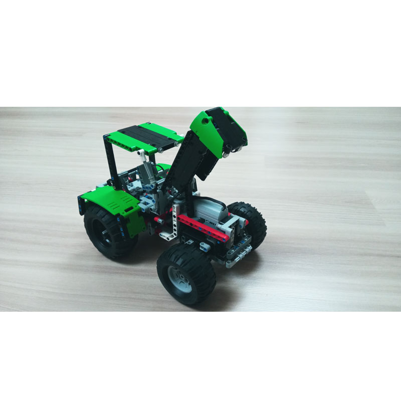 Urban Farming And Urban Agriculture - MOC-80667 ชุดตัวต่อรถแทรกเตอร์ขนาดกลางสำหรับการเกษตรในเมือง รุ่น 563 ชิ้นส่วน ของเล่นสร้างสรรค์สำหรับผู้ใหญ่และเด็ก