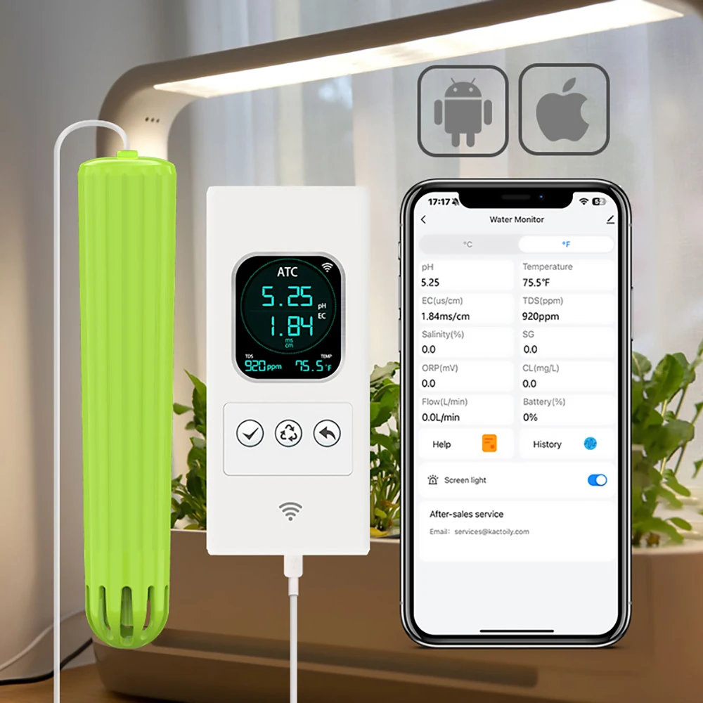 ชุดเซ็นเซอร์ไวไฟ 4-in-1 สำหรับ - Urban Farming Garden บทวิจารณ์และราคา
