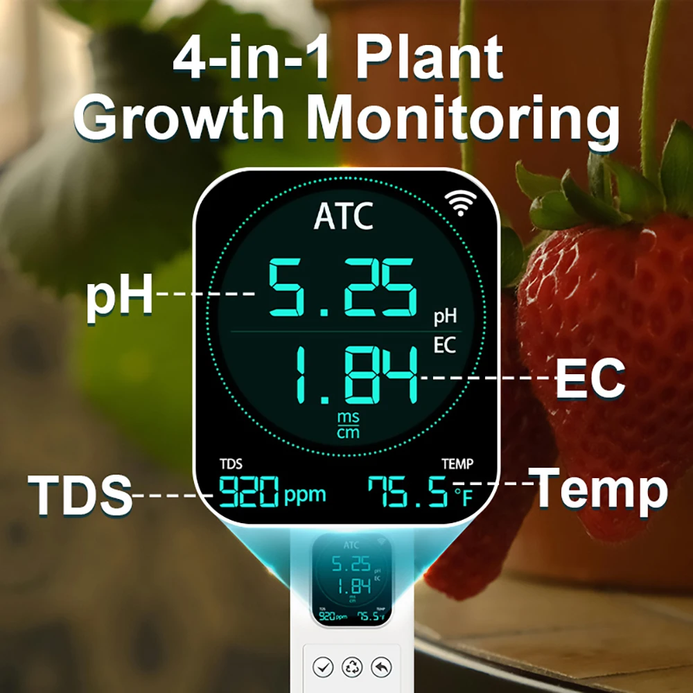 ชุดเซ็นเซอร์ไวไฟ 4-in-1 สำหรับ - Urban Farming Garden บทวิจารณ์และราคา